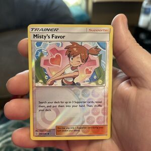 Pokemon Misty's Favor 202/236 Sm-Unified Minds Reverse Holo TCG Card LP